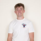 Brew City Apparel Coors Banquet Rodeo T-Shirt for Men in White