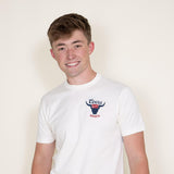 Brew City Apparel Coors Banquet Rodeo T-Shirt for Men in White