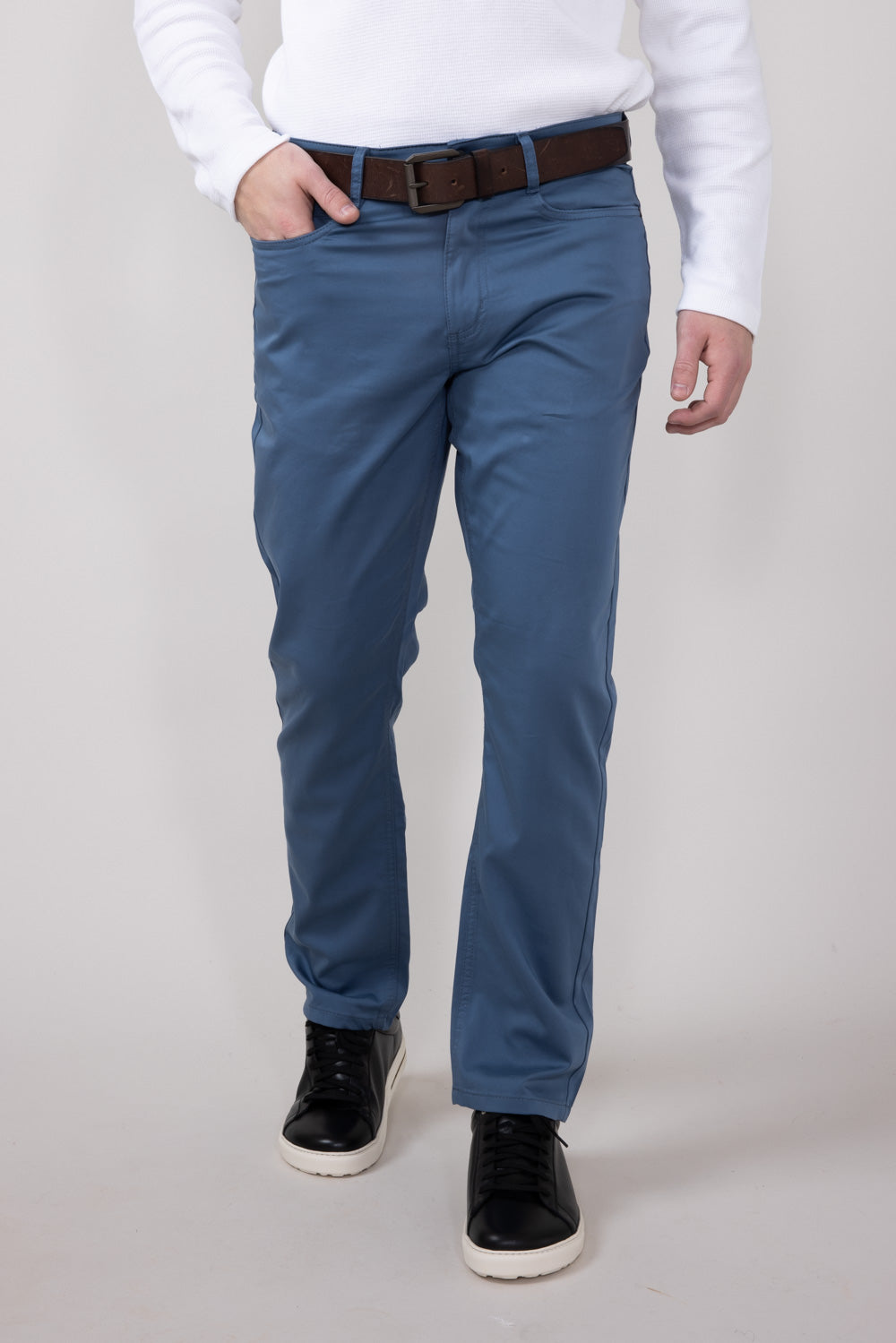 Copper & Oak Air Lux Pants for Men in Blue Stone