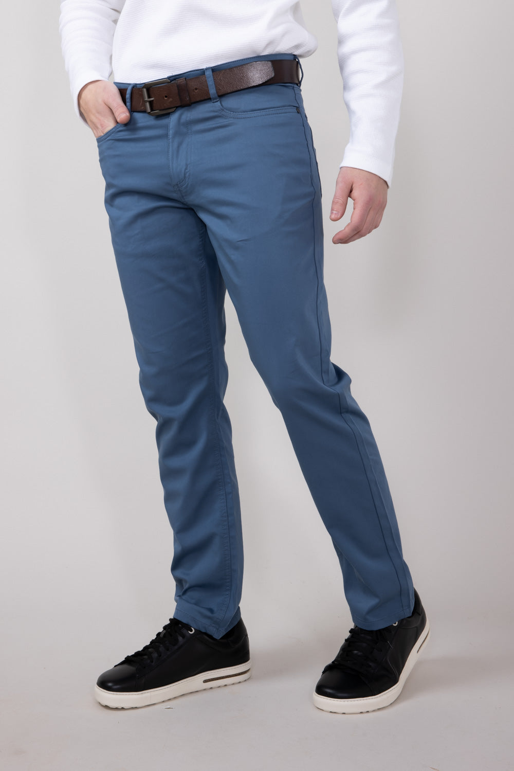 Copper & Oak Air Lux Pants for Men in Blue Stone
