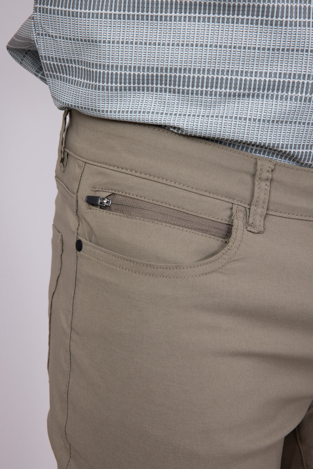 Copper & Oak Flex Comfort 5 Pocket Pants for Men in Light Oak