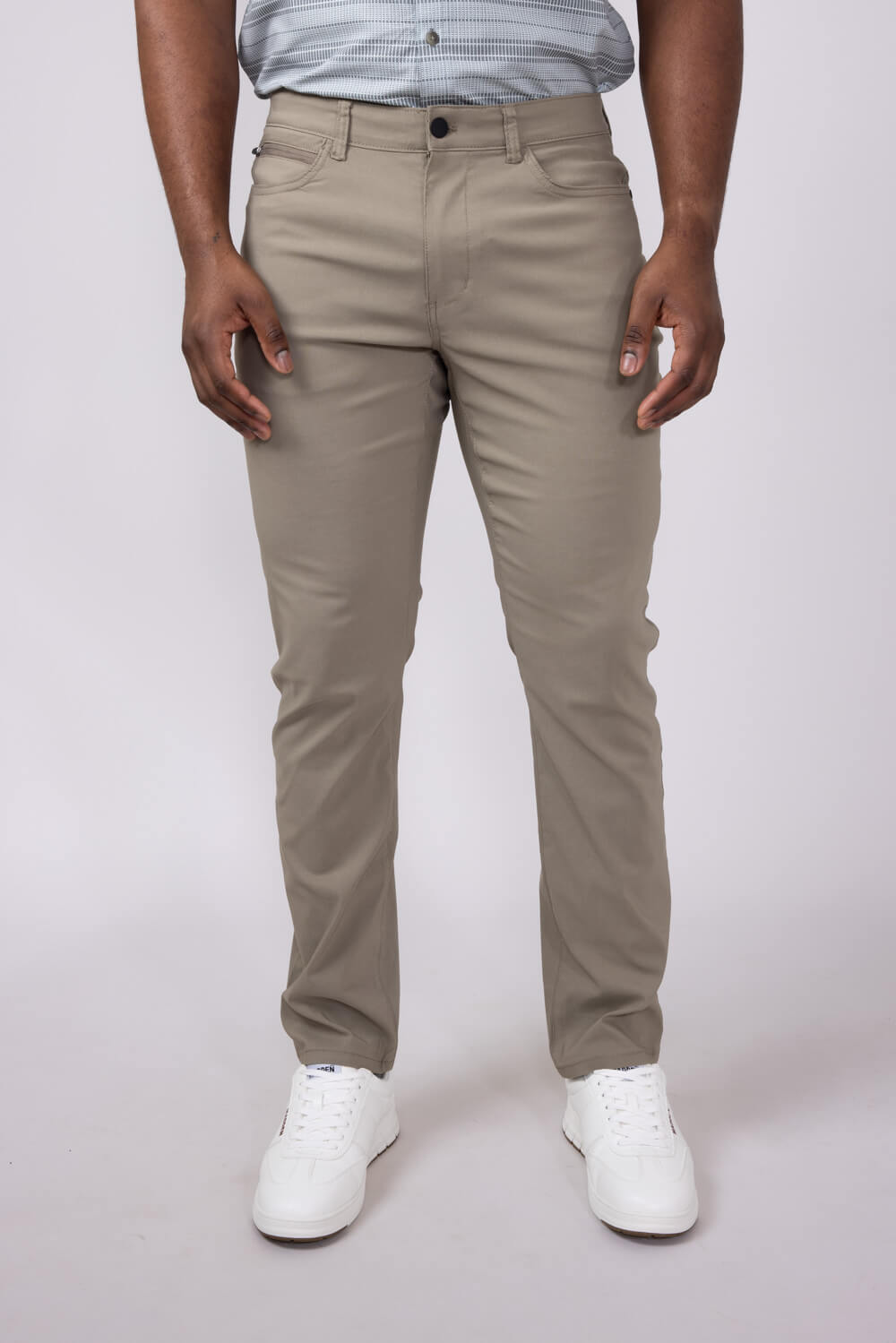 Copper & Oak Flex Comfort 5 Pocket Pants for Men in Light Oak