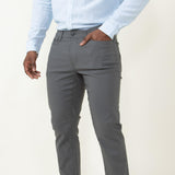 Copper & Oak Lewis Zip Pants for Men in Grey