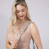 Flap Over Crossbody for Women in Dusty Blue