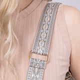 Flap Over Crossbody for Women in Dusty Blue