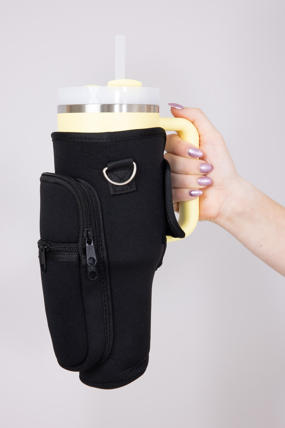 40oz Tumbler Crossbody Carrier in Black