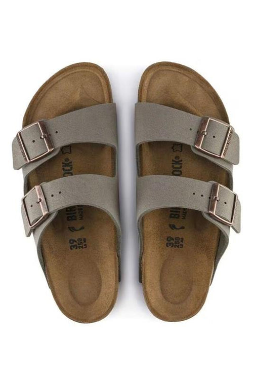 Birkenstock Arizona Birkibuc Sandals for Women in Stone | 151211