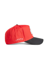 Dad Gang Logo Hat for Men in Red/Black