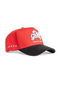 Dad Gang Logo Hat for Men in Red/Black