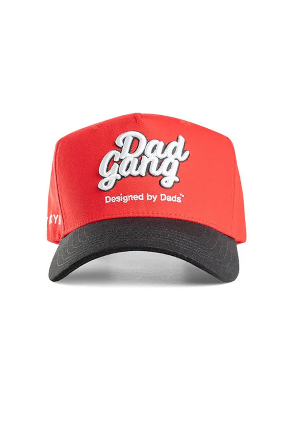 Dad Gang Logo Hat for Men in Red/Black