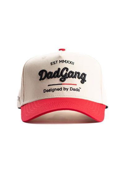 Dad Gang Horsepower Hat for Men in Red