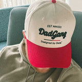 Dad Gang Horsepower Hat for Men in Red
