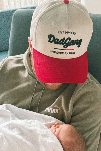Dad Gang Horsepower Hat for Men in Red
