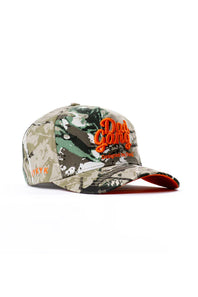 Dad Gang Dad Tree Logo Hat for Men in Camo