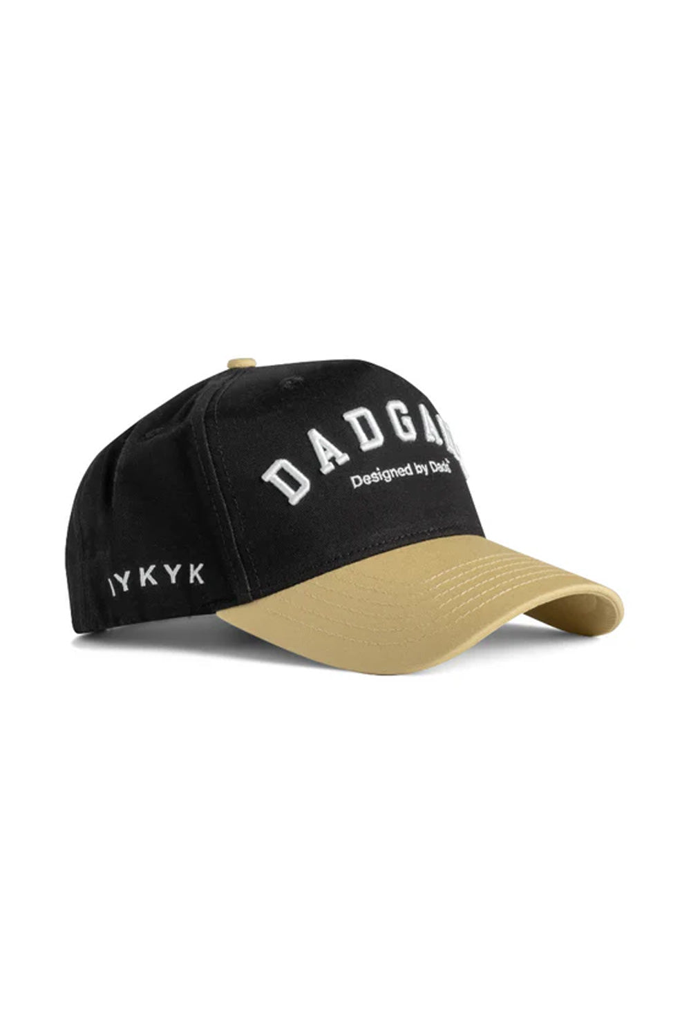 Dad Gang Script Hat for Men in Black