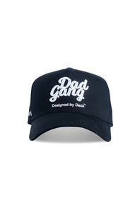 Dad Gang Snap Back Hat for Men in Black
