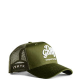 Dad Gang Trucker Hat for Men in Olive Green