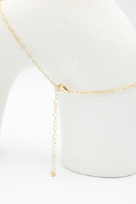 Dangle Cross Necklace in Gold