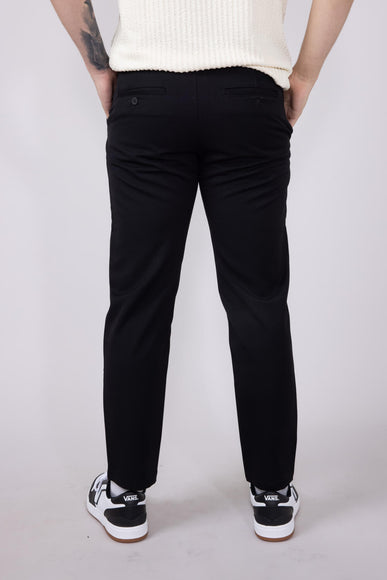 Denim & Flower Dress Pants for Men in Black