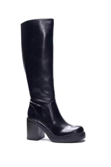 Dirty Laundry Go Girl Tall Platform Boots for Women in Black