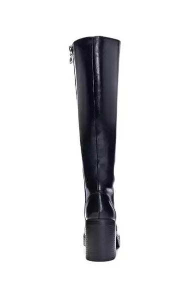 Dirty Laundry Go Girl Tall Platform Boots for Women in Black