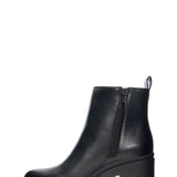 Dirty Laundry Origin Mid Lug Booties for Women in Black.