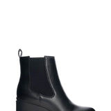 Dirty Laundry Origin Mid Lug Booties for Women in Black.