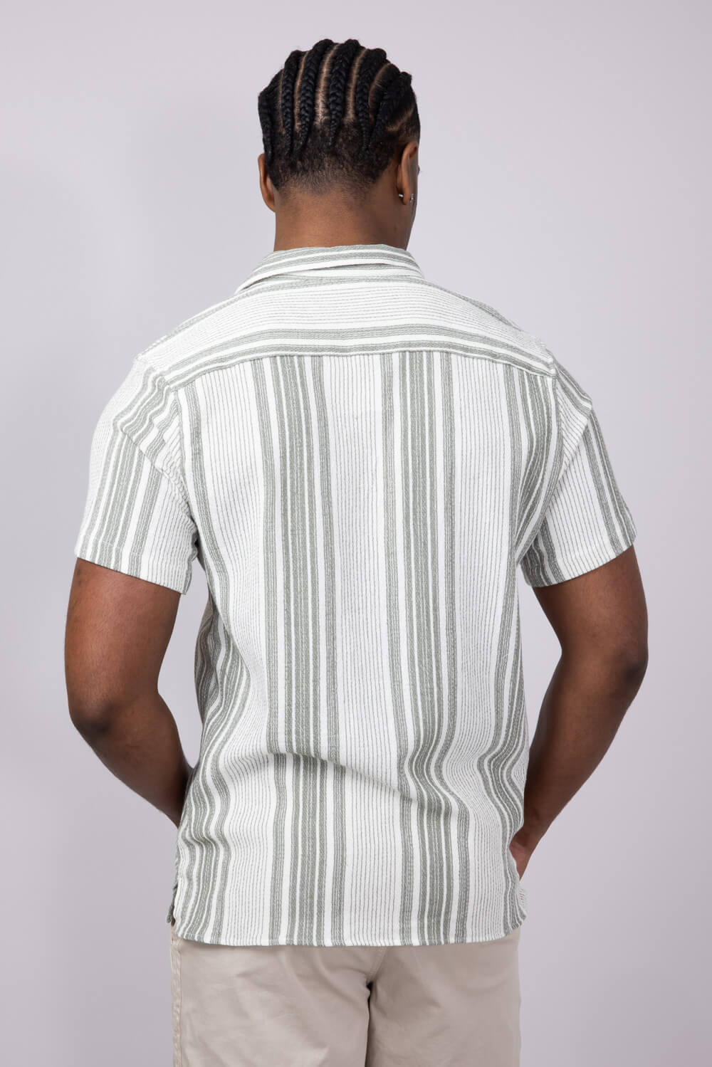 トップス m Linen Tie Hem Button Front Top - Swing Stripe | Talbots