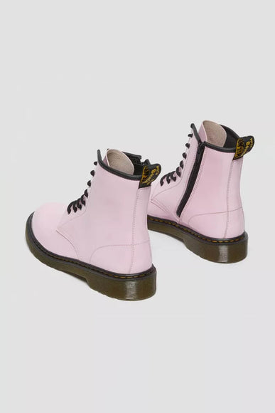 Dr. Martens Junior 1460 Lace Up Boots for Youth in Pale Pink
