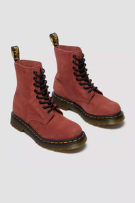 Dr. Martens 1460 Pascal Boots for Women in Russet Red