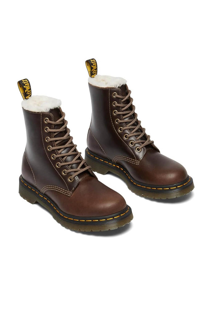 【Dr.Martens】 ★ BOOTS ★ 1460 PASCAL ★ KHAKI 1460 Soft Leather Lace Up Boots in Khaki Green | Dr. Martens