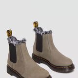 Dr. Martens Leonore Lined Boots for Women in Nickel Grey