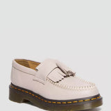  Dr. Martens Adrian Virginia Leather Tassel Loafers for Women in Taupe