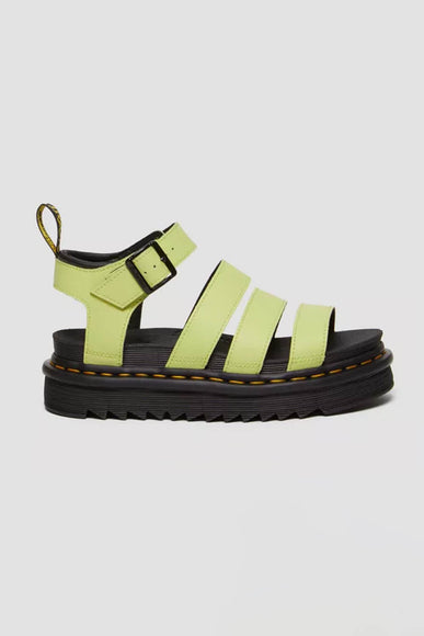 Dr. Martens Blaire Wedge Sandals for Women in Lime Green