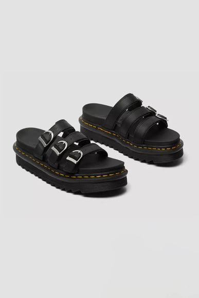 Dr. Martens Blaire Slide Hydro Platform Sandals for Women in Black