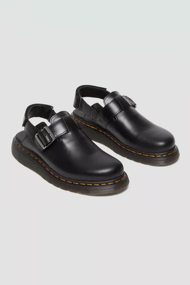 Dr. Martens Jorge II Brando Leather Slingback Mules for Women in Black