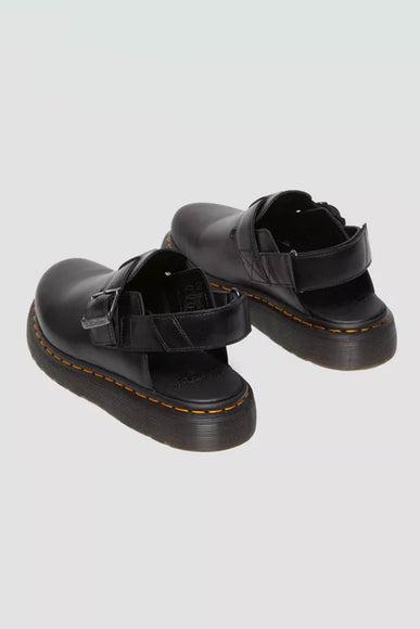 Dr. Martens Jorge II Brando Leather Slingback Mules for Women in Black