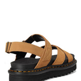 Dr. Martens Suede Voss II Sandals for Women in Tan