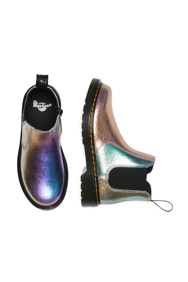 Dr. Martens Junior 2976 J Boots for Youth in Rainbow Crinkle
