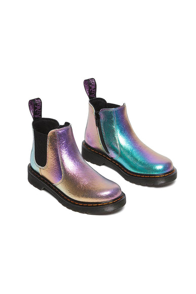 Dr. Martens Junior 2976 J Boots for Youth in Rainbow Crinkle