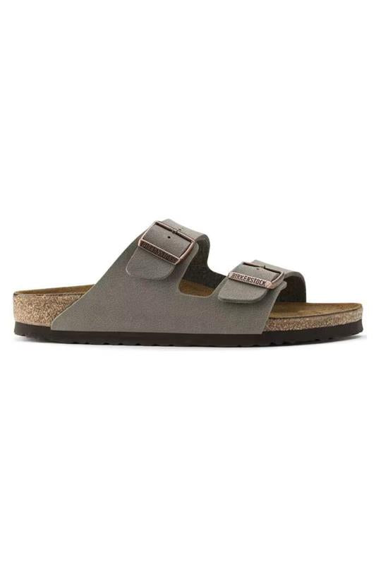 Birkenstock Arizona Birkibuc Sandals for Women in Stone | 151211
