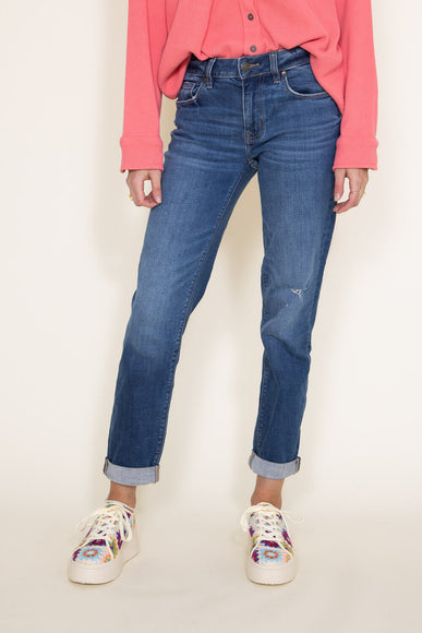 Eunina Frankie Mid Rise Girlfriend Jeans for Women