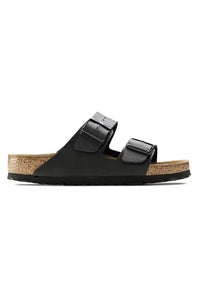 Birkenstock Arizona Soft Footbed Birko-Flor Sandals for Women in Black | 551251