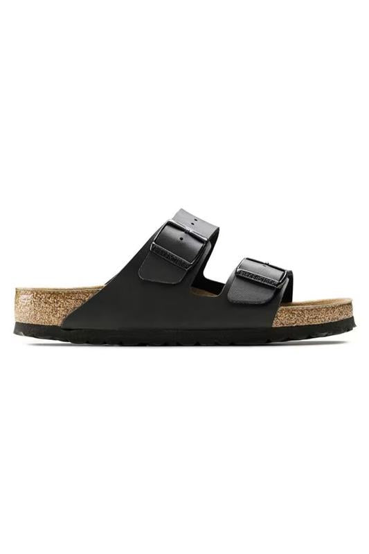 Birkenstock Arizona Soft Footbed Birko-Flor Sandals for Women in Black | 551251