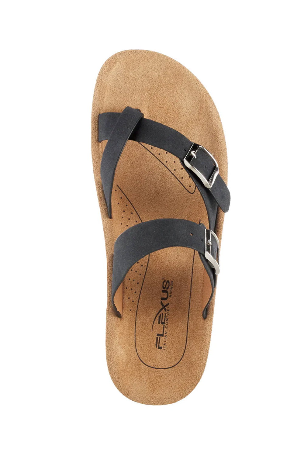 Flexus Bayside Toe loop Sandals for Women in Black