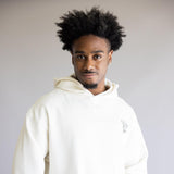 Flower Patch Hoodie for Men in Off White