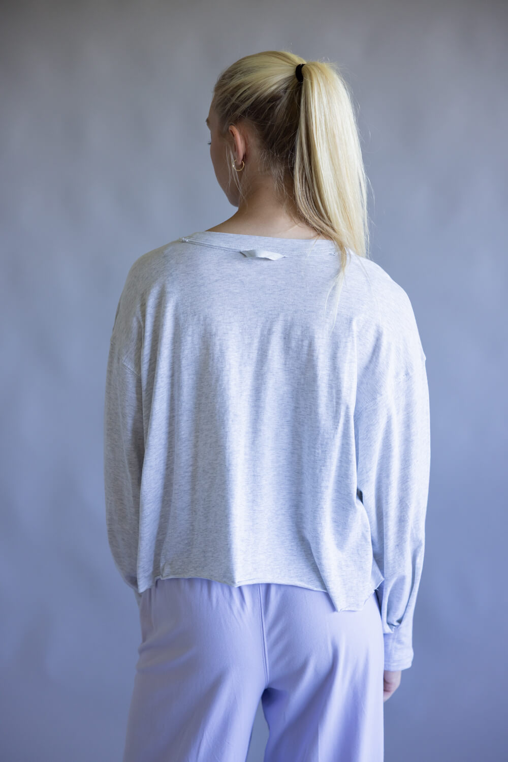 FP Movement Inspire Layer Tee for Women in Heather Grey