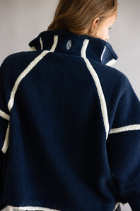 FP Movement Mountain High ½ Zip Fleece for Women in Navy Combo