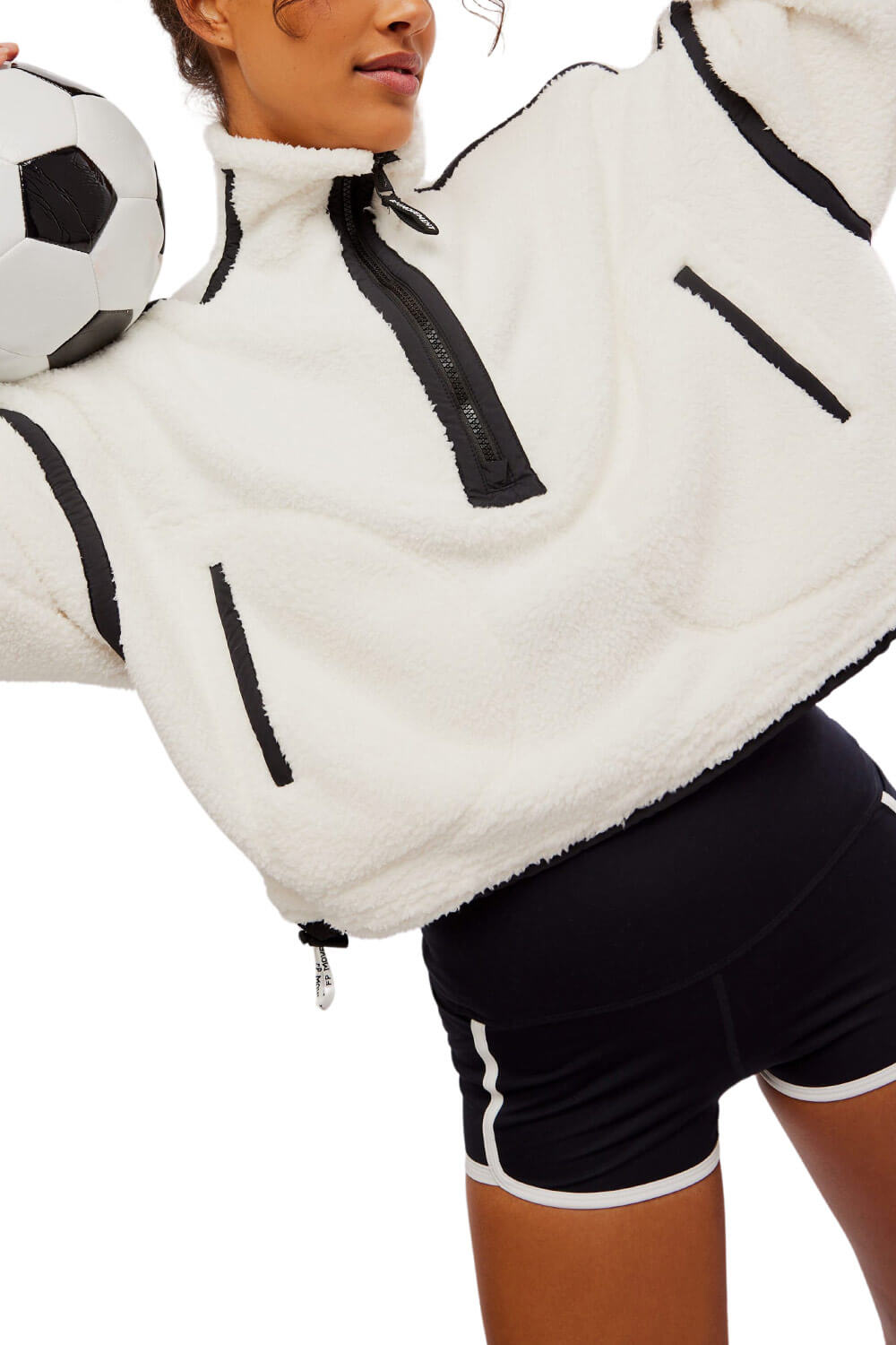 FP Movement Mountain High ½ Zip Fleece for Women in White