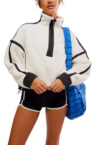 FP Movement Mountain High ½ Zip Fleece for Women in White